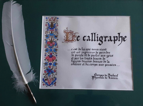 Le calligraphe
Françoise LABRUYERE